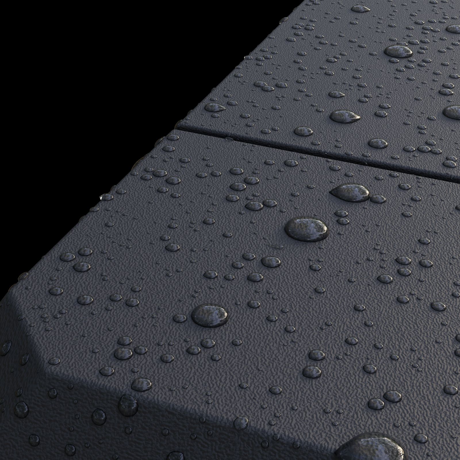 Baule da Giardino Brick Antracite 310L - Dimensioni 119x48x60cm