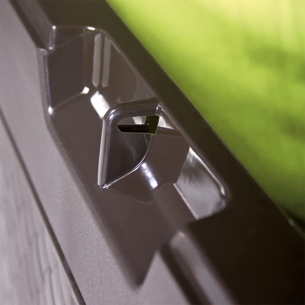 Baule da Giardino Brick Antracite 310L - Dimensioni 119x48x60cm