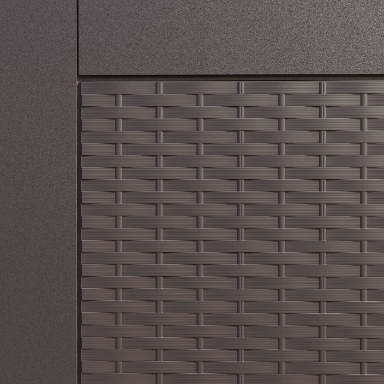 Baule da Giardino Brick Antracite 310L - Dimensioni 119x48x60cm