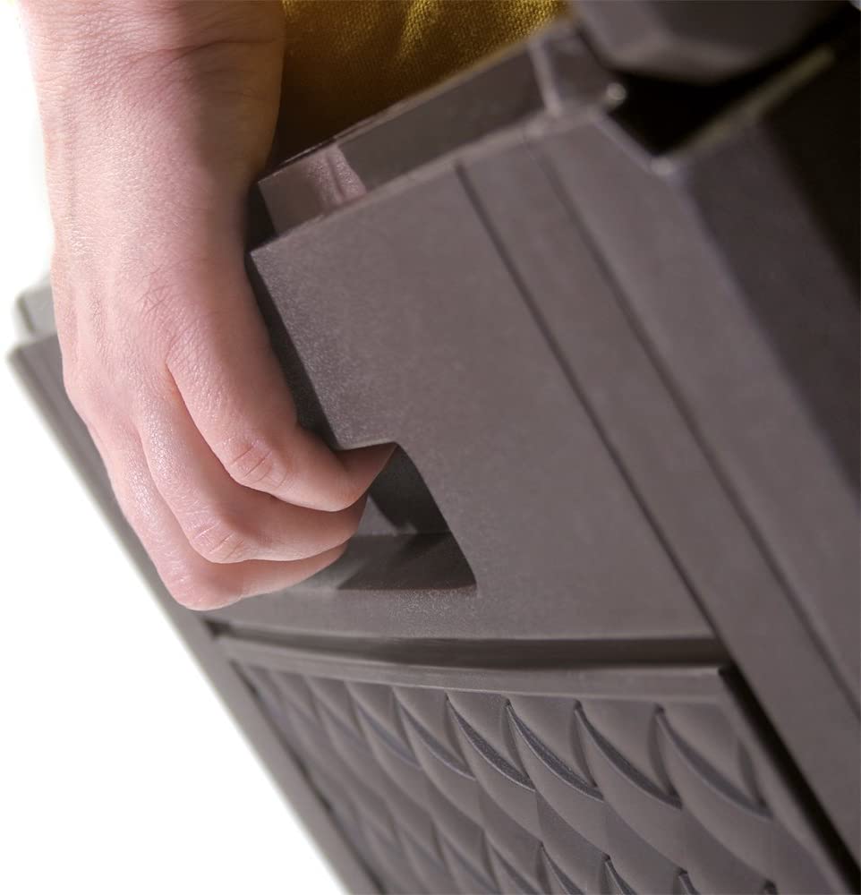 Baule da Giardino Brick Antracite 310L - Dimensioni 119x48x60cm