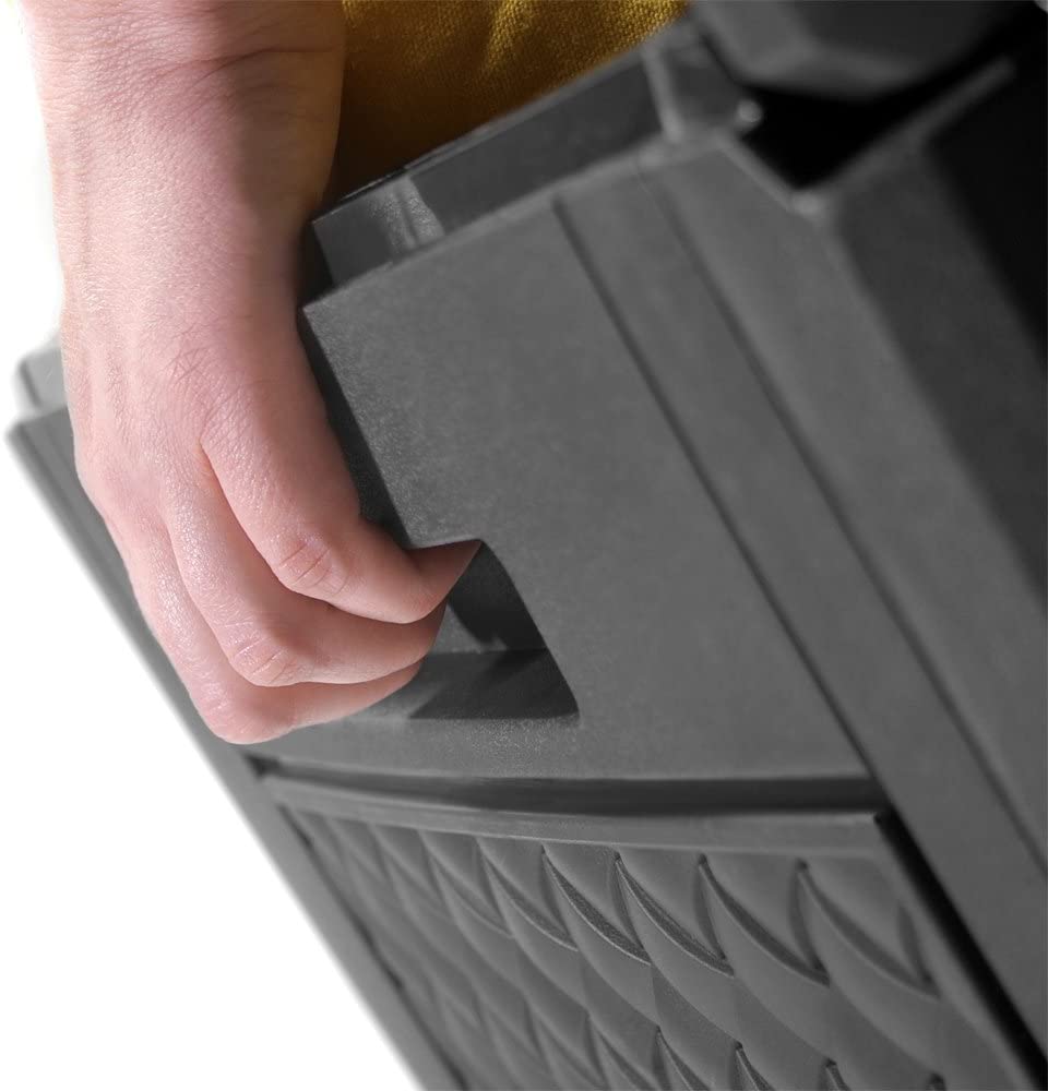 Baule da Giardino Brick Antracite 310L - Dimensioni 119x48x60cm