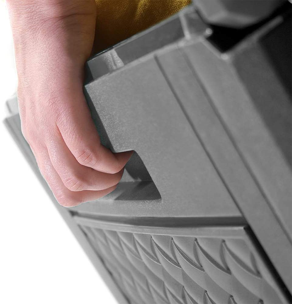 Baule da Giardino Brick Antracite 310L - Dimensioni 119x48x60cm