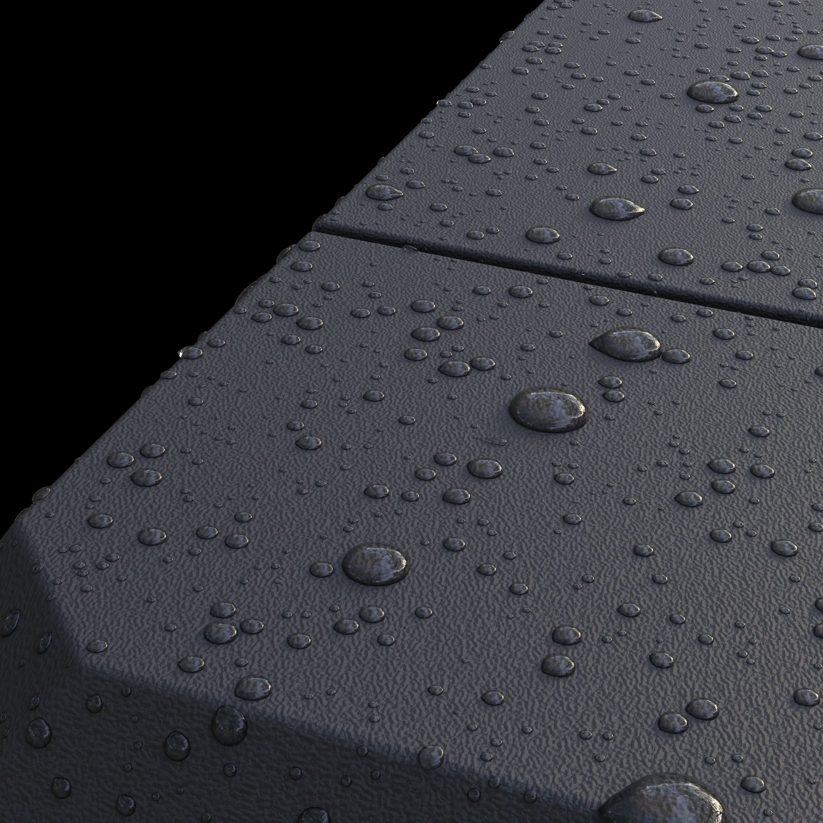 Baule da Giardino Brick Antracite 310L - Dimensioni 119x48x60cm