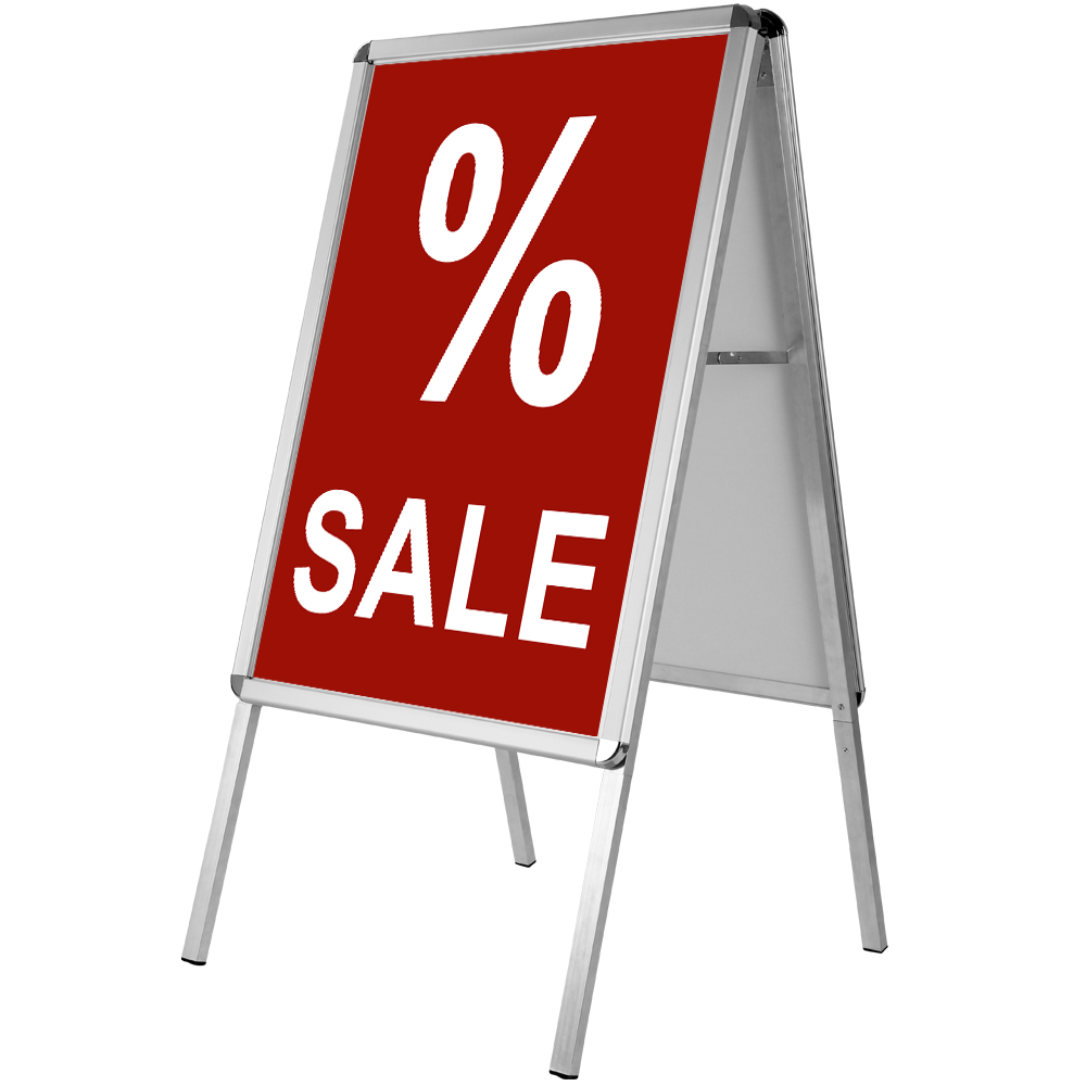 Espositore Pubblicitario Pieghevole Alluminio DIN A1 - Impatto Visivo