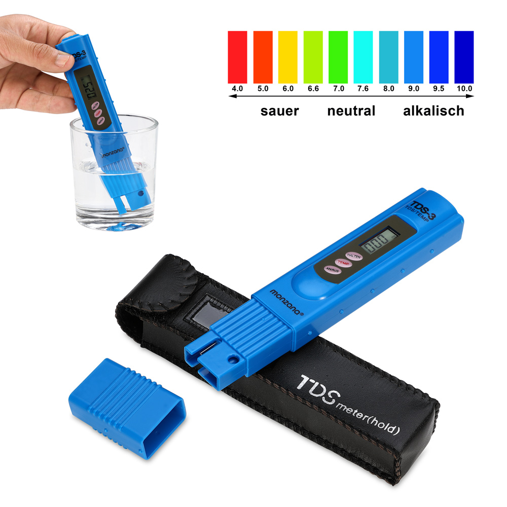 Set di 3 Tester per la Qualità dell'Acqua