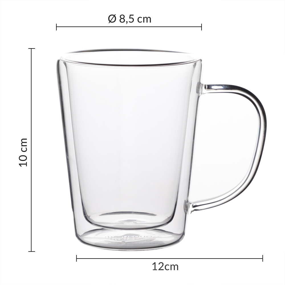 Set 8x Bicchierini termici doppia parete