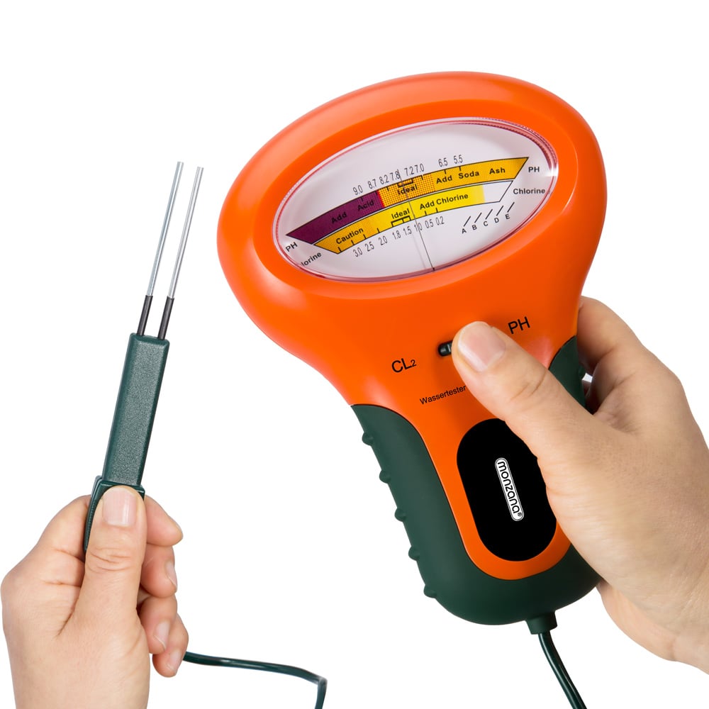 Tester per Acqua Primeur: Misurazione PH e Cloro (18x12x5cm)