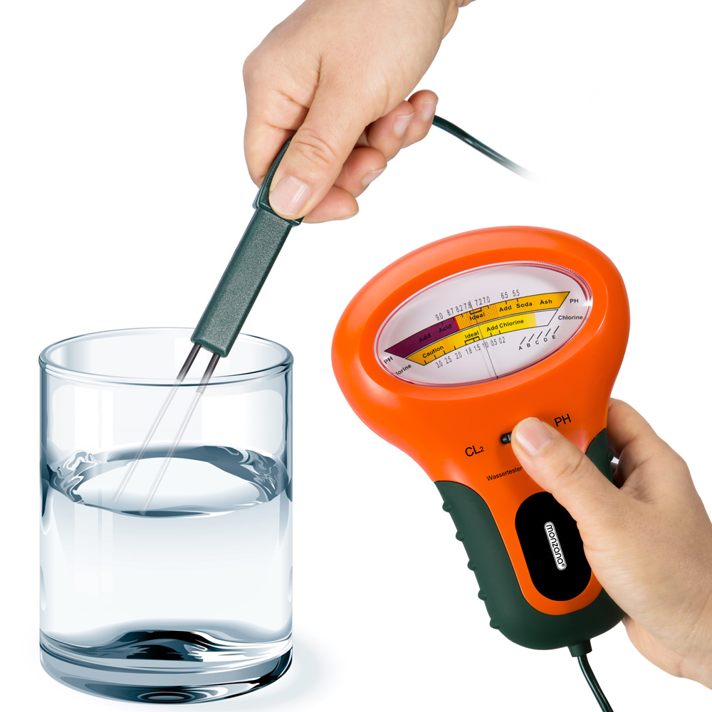 Tester per Acqua Primeur: Misurazione PH e Cloro (18x12x5cm)