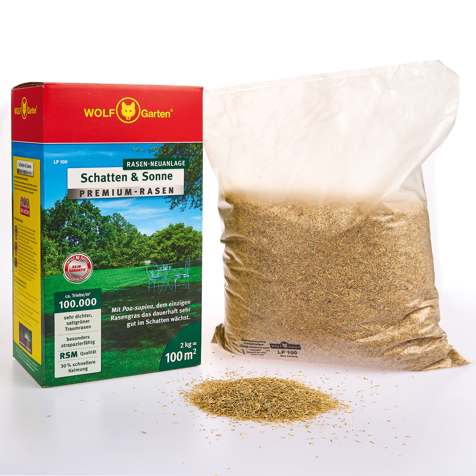 Prato Premium Semi: Il Tuo Prato Verde in Poche Settimane (100m²)