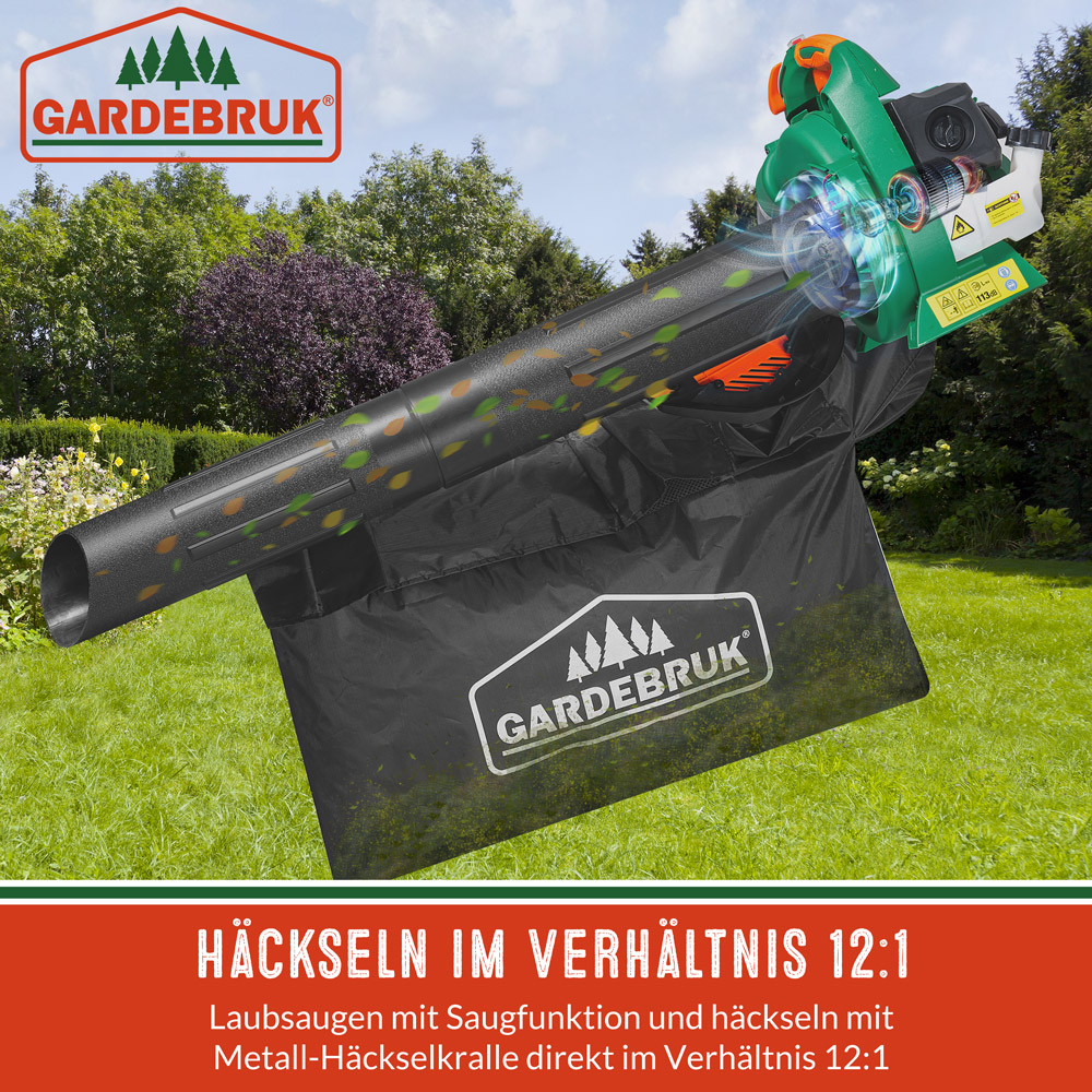 Soffiatore aspiratore benzina sacchetto 45L