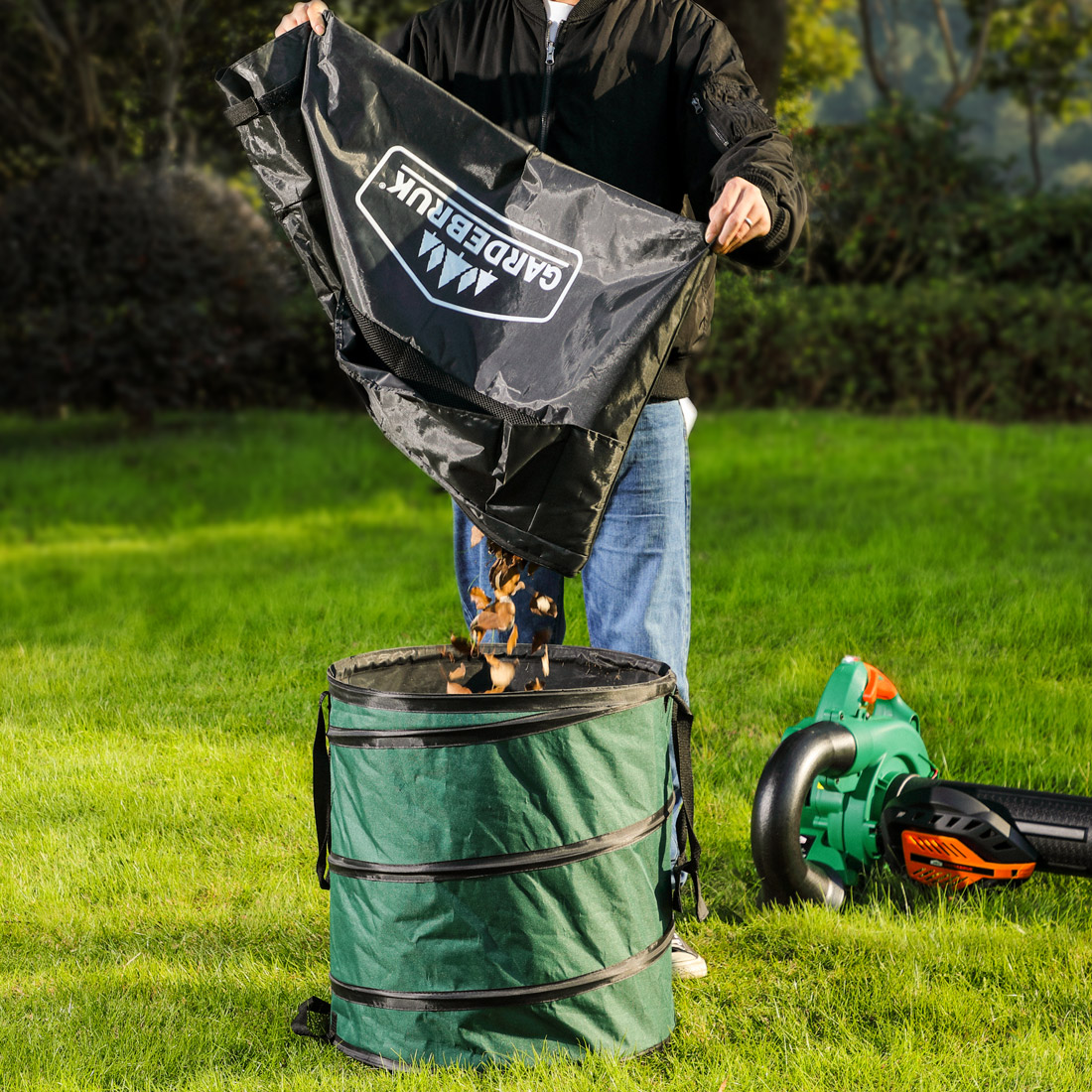 Soffiatore aspiratore benzina sacchetto 45L