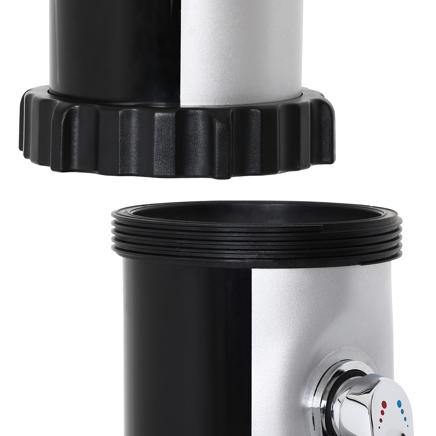 Doccia Solare da Giardino 60°C + Rubinetto Lavapiedi - Risparmio Energetico