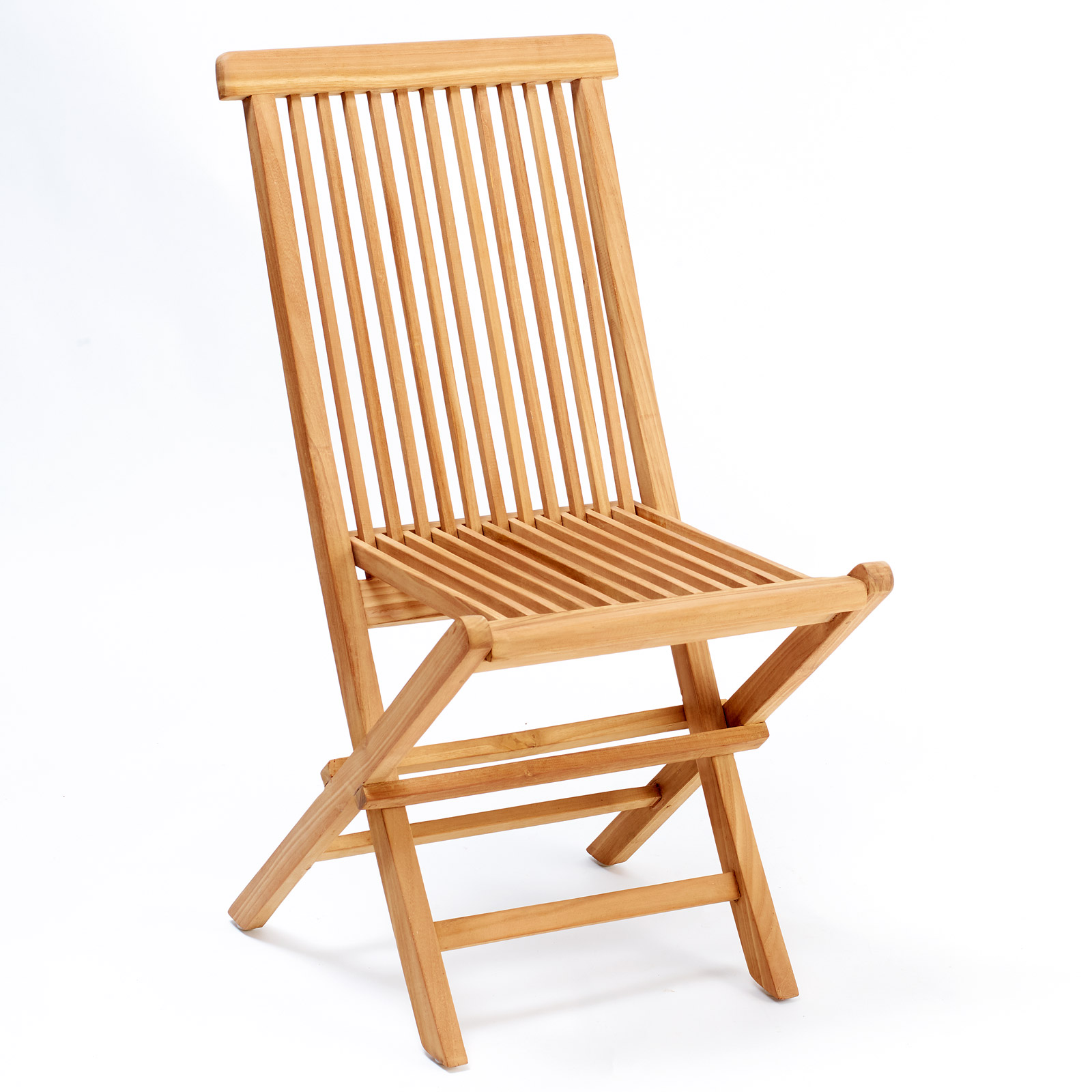 Set 2pz Sedie da Giardino Cantaria Legno Teak Certificato SVLK