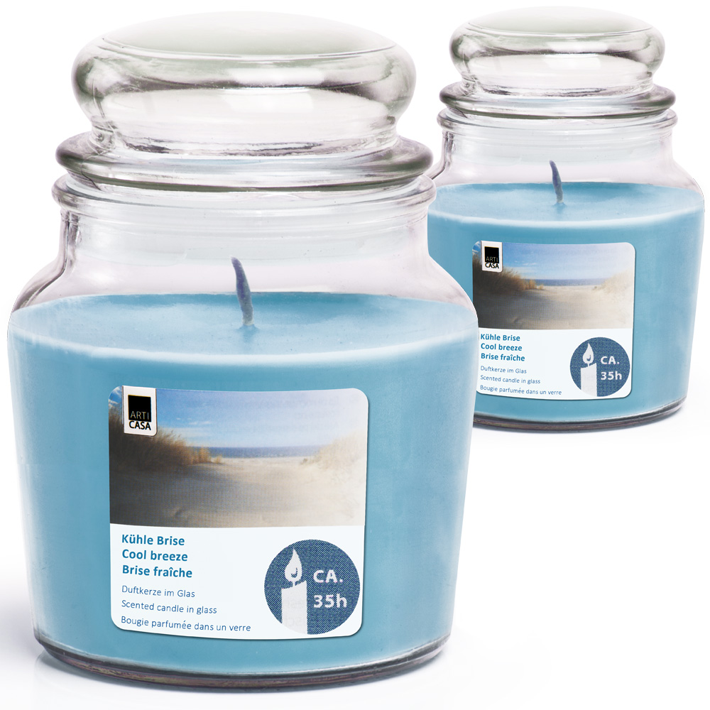 Set 2 Candele Profumate in Vetro – Kühle Brise