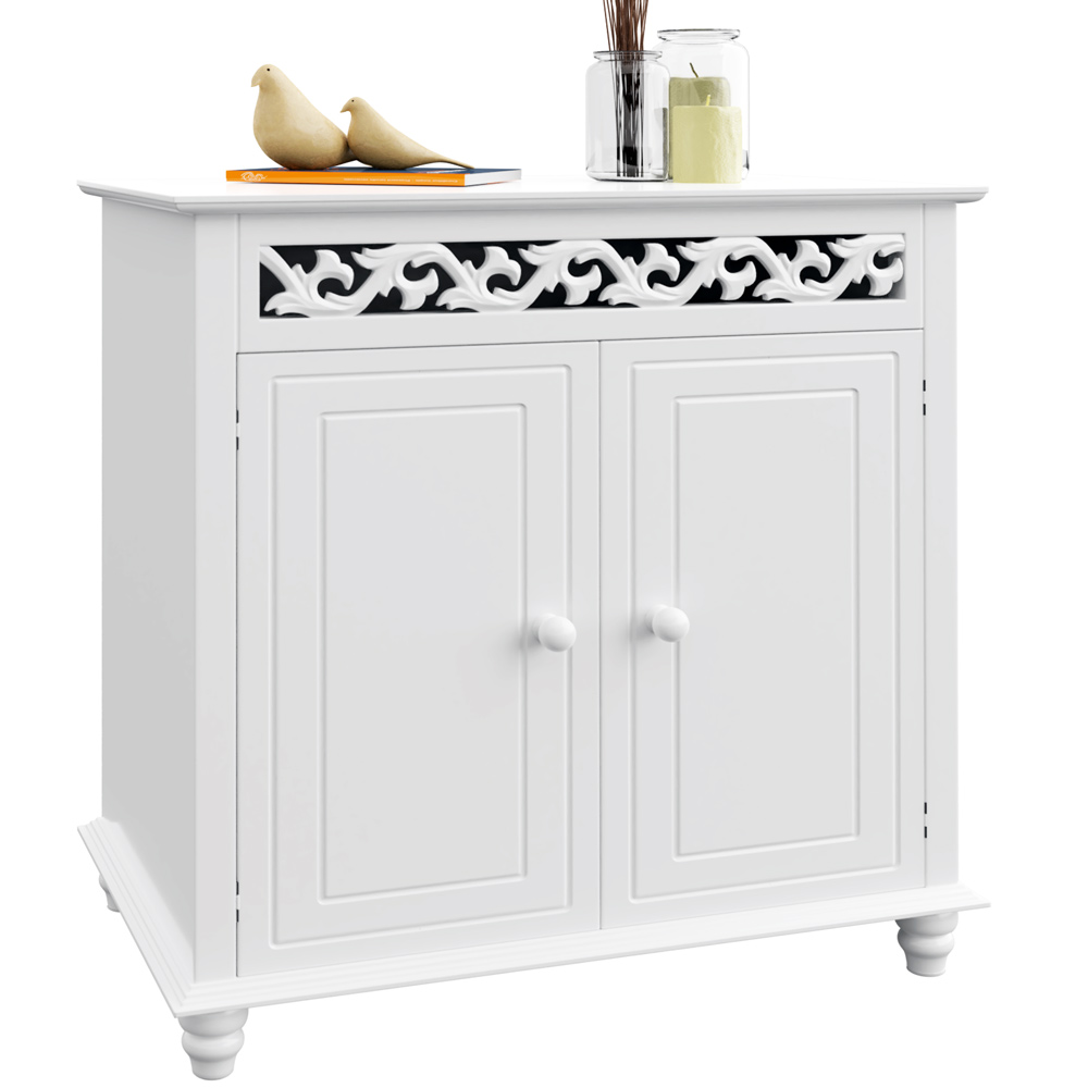 Armadietto Jersey Bianco 76x65x35cm