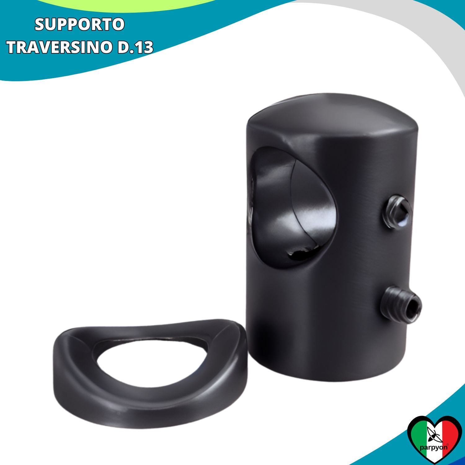 Supporti Traversini Grigio Grafite Parpyon - 4 Pezzi