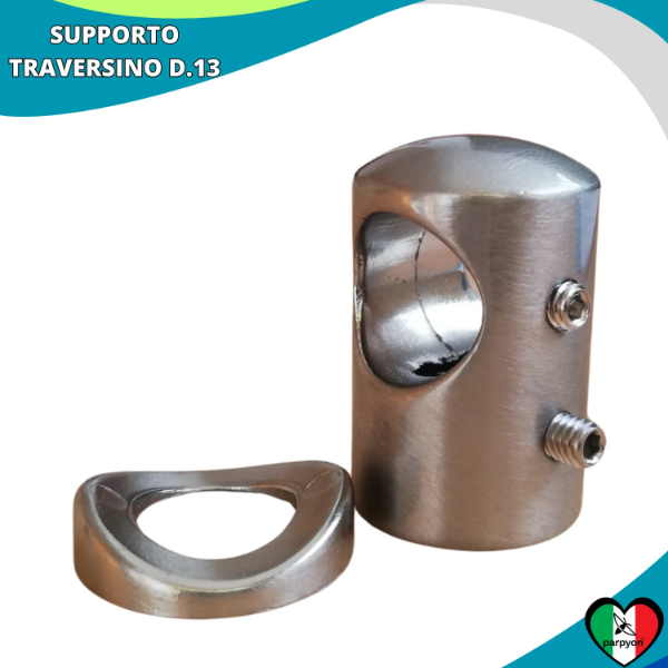Supporti Traversini per Ringhiera - Kit 4 Pezzi Parpyon