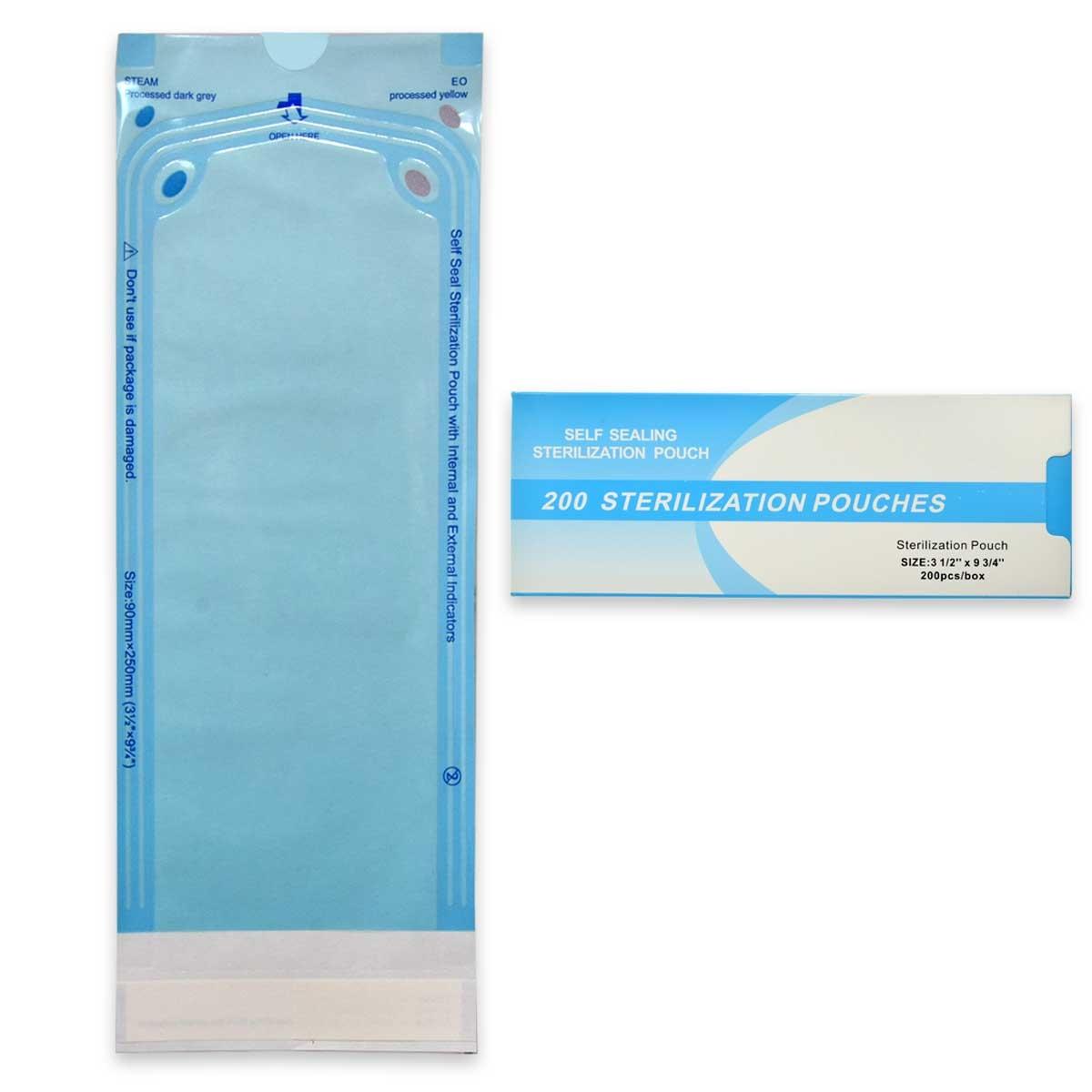 Buste Autosigillanti per Sterilizzazione - 90x250mm - 200 Pezzi