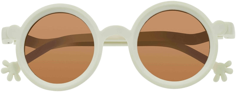 Dooky Sunglasses Waikiki: Occhiali da Sole per Bambini (6-36 Mesi) - Bianco Latte