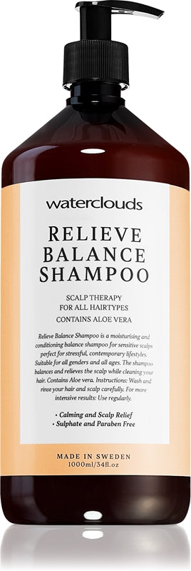 Waterclouds Relieve Balance Shampoo: Soluzione per Capelli Grassi (1000 ml)
