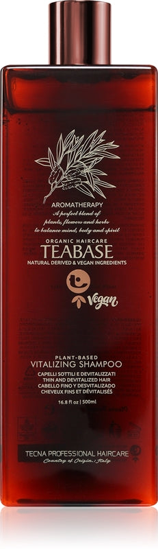 Tecna Teabase Shampoo Vitalizzante per capelli sottili, deboli e fragili 500 ml