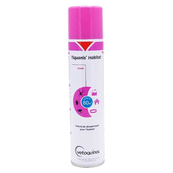 Vetoquinol Tiquanis Spray Insetticida per la Casa 405ml