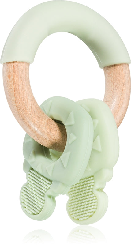 Kikkaboo Chiavi Dentizione Mint: Silicone e Legno per il Tuo Bimbo