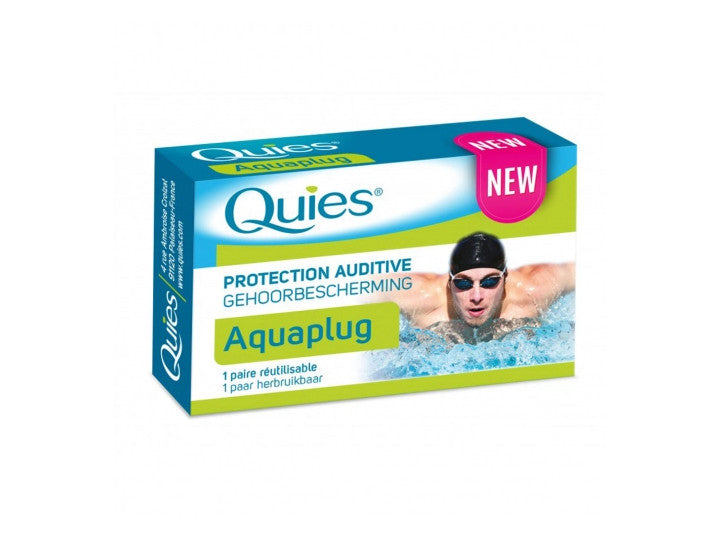 Quies Aquaplug: Protezione Uditiva per Nuoto - 1 Paio Riutilizzabile