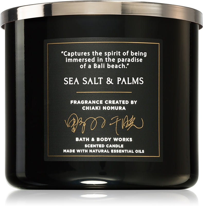 Bath & Body Works Sea Salt & Palms Candela 411g