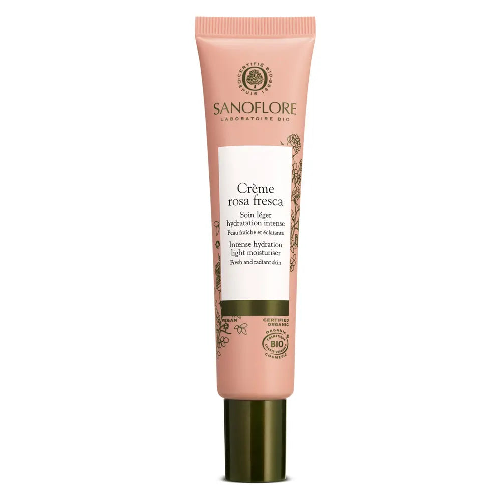 Sanoflore Rosa Crema Idratante Viso Bio 40ml - Rosa Damascena