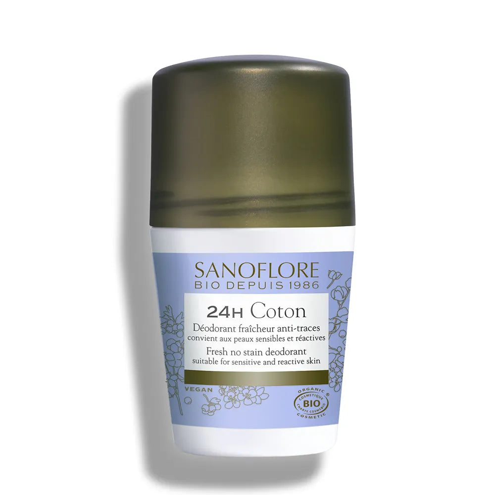 Sanoflora Deodoranti: Deodorante 24h con Cotone Biologico 50ml