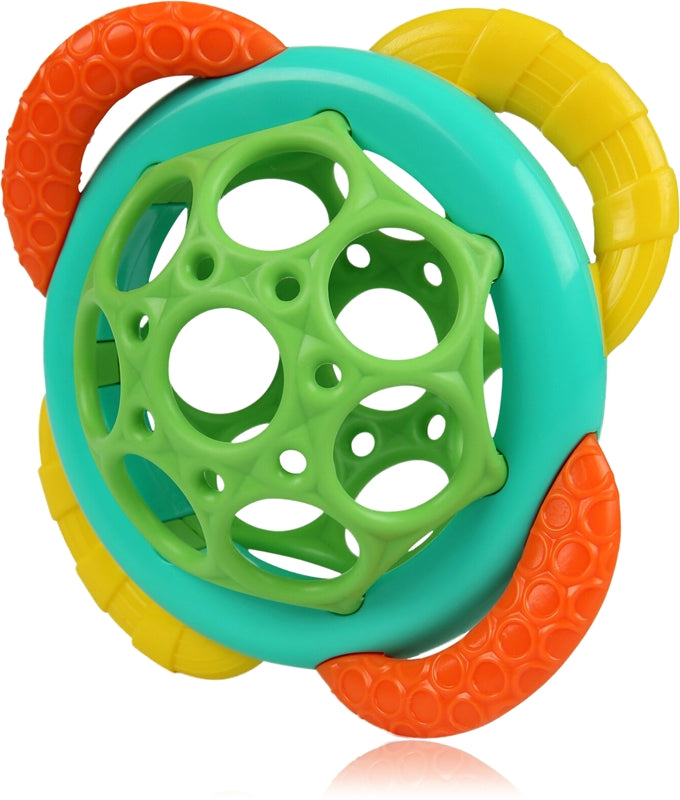Oball Grasp and Teethe: Dentaruolo Sicuro per Neonati (3 Mese +)