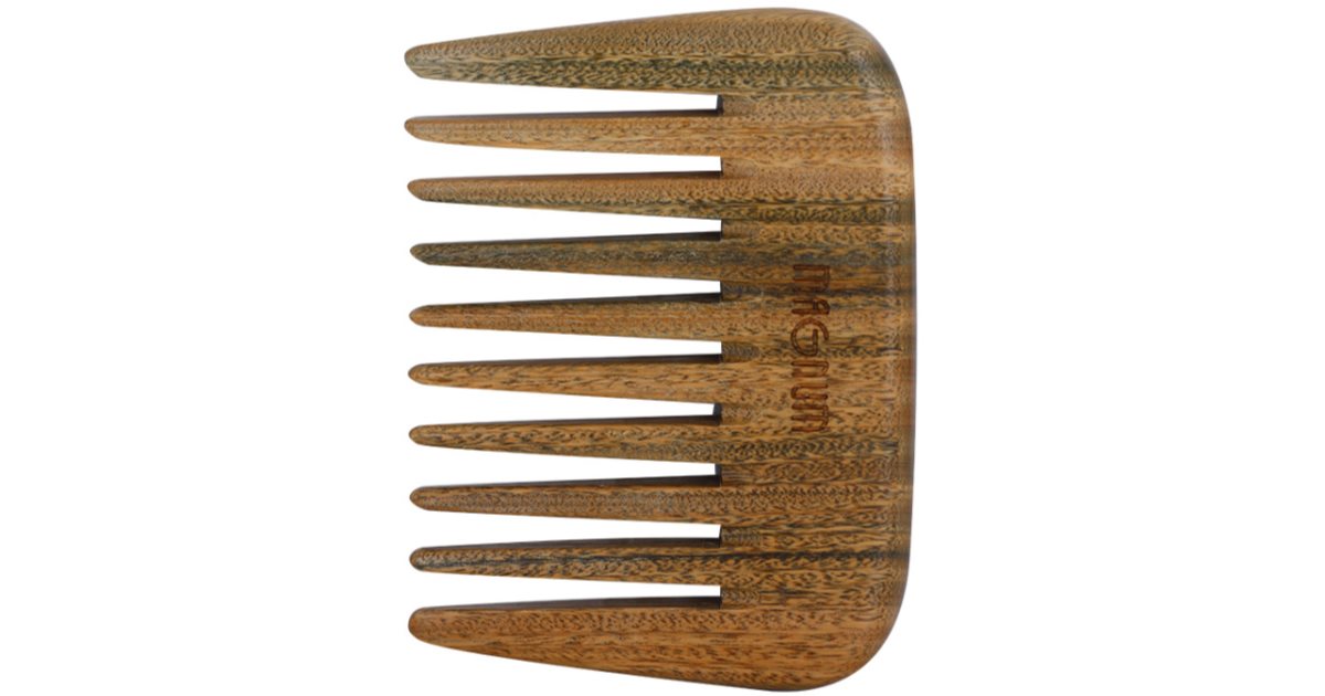 Magnum Natural pettine in legno di guaiaco - stile afro 308