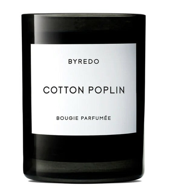 Byredo Cotton Poplin: Candela da 240g