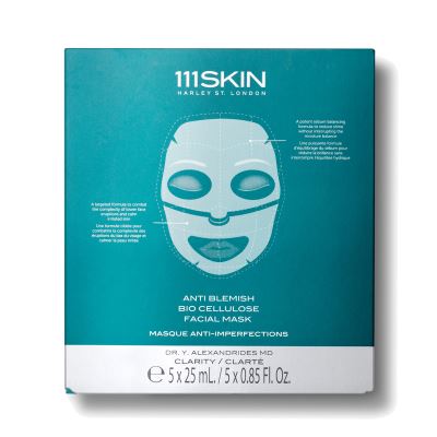 111skin Anti Blemish Bio Cellulose Maschera viso 5x25 ml