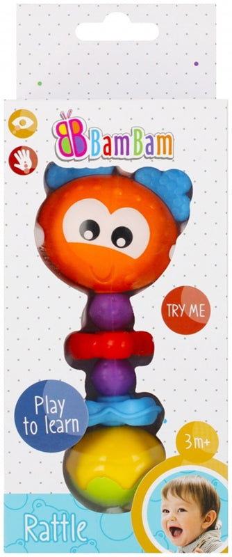Bam-Bam Rattle sonaglio 3m+ Beetle