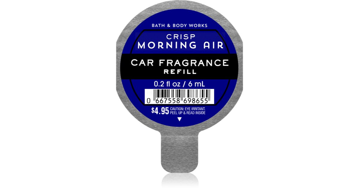 Bath & Body Works Crisp Morning Air: Deodorante Ricarica 6 ml per Auto