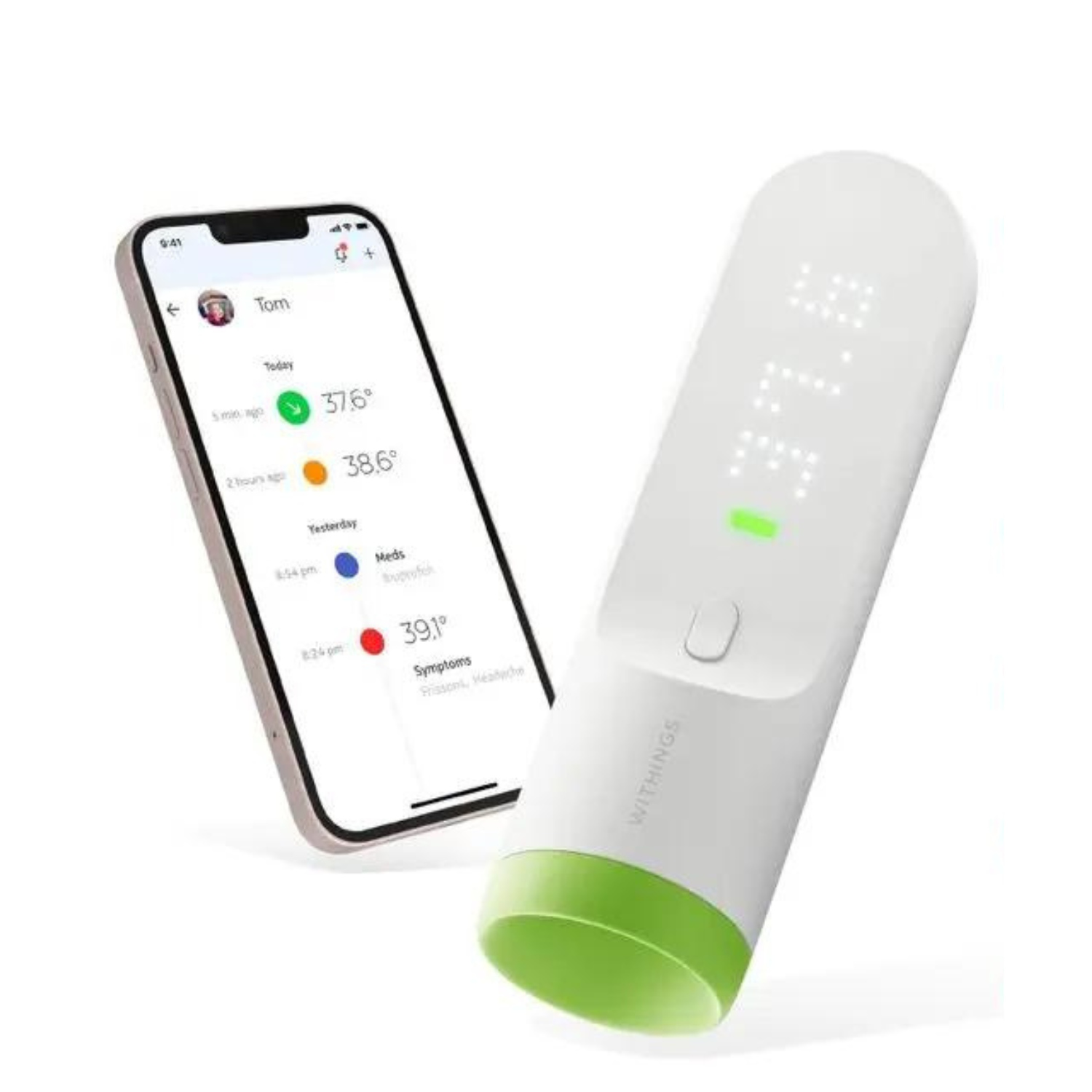 Withings Thermo: Termometro Temporale Connesso - Precisione e Igiene