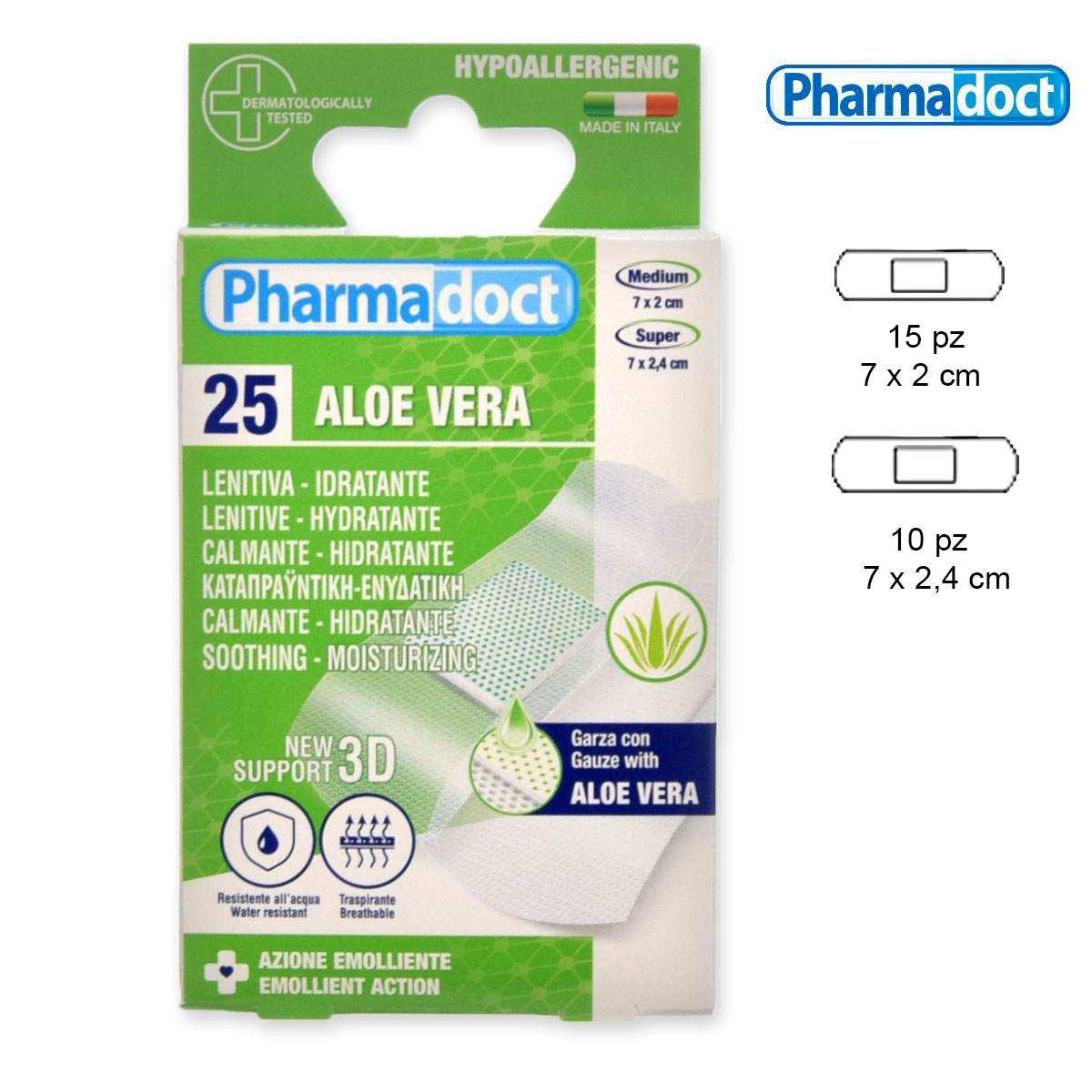 Pharmadoct Aloe Vera 25 Cerotti Ass.PE3DT