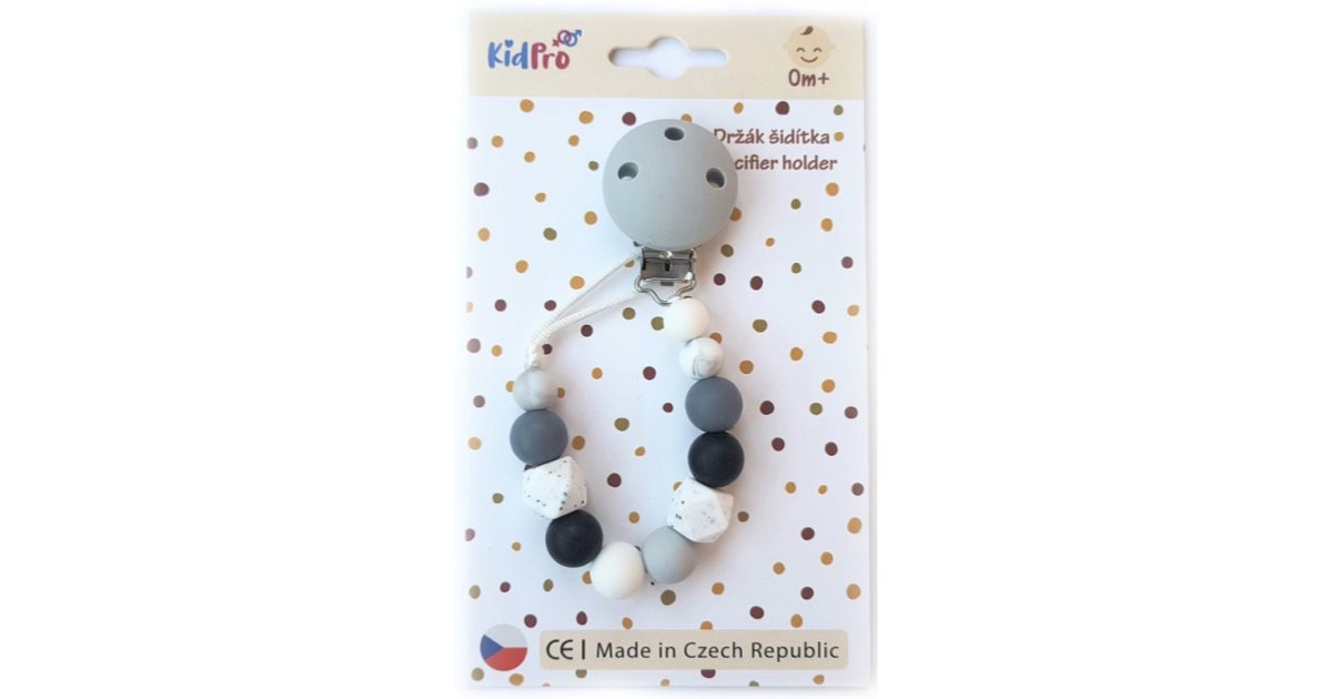 Kidpro Pacifier Holder Fermaglio Per Ciuccio Moon