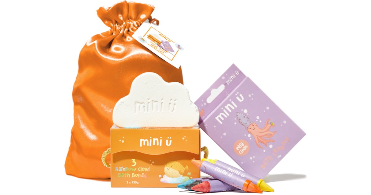 Mini-U Gift Set: Crayons & Clouds - Confezione Regalo per Bambini