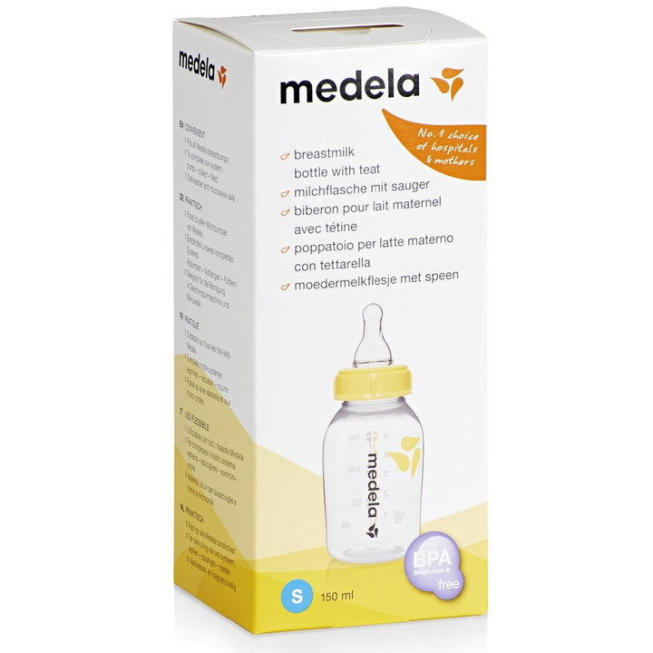 Medela Biberon 150ml + Ciuccio Taglia S - BPA Free