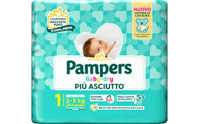 Pampers New Baby Pannolini Taglia 1 2-5 kg x24