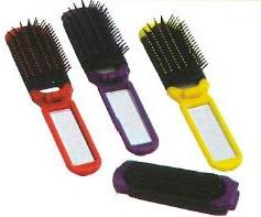 Emanuela Biffoli Spazzola + Specchio Da Borsa Vari Colori