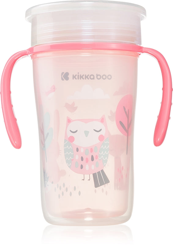 Kikkaboo 360° Bicchiere Salvagoccia 12 Mt+ Gufo 300 Ml