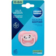 Canpol babies Ciuccio in Silicone Panda - Animali Esotici 6-18m