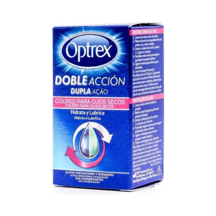 Optrex Doppia Azione Occhi Secchi Collirio 10ml
