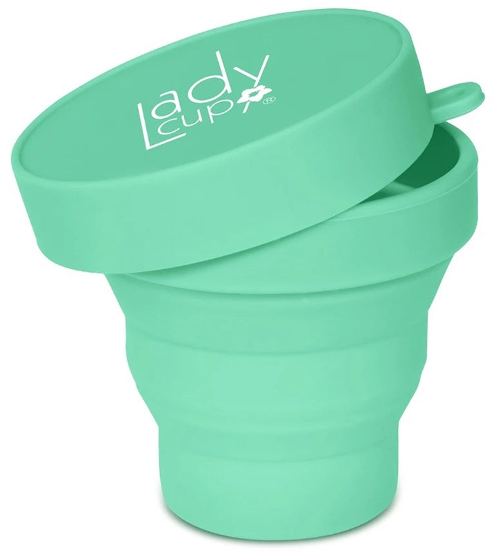 LadyCup: Bicchiere Sterilizzante Verde - Comfort e Sostenibilità