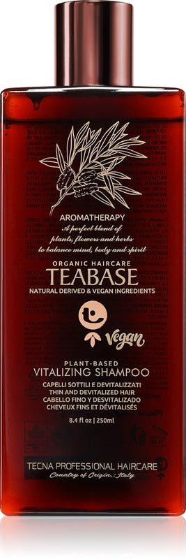 Tecna Teabase Vitalizing Shampoo: Rinforza i Capelli Sottili e Fragili (250ml)