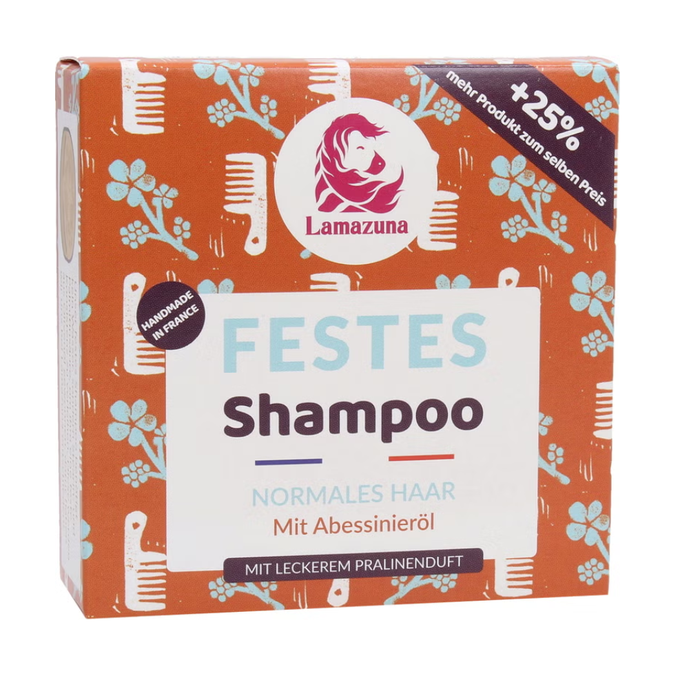 Lamazuna Shampoo Solido all'Olio d'Abissinia, 70 g